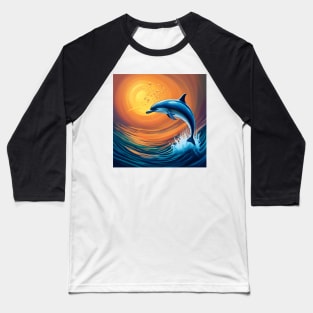 Dolphin Baseball T-Shirt